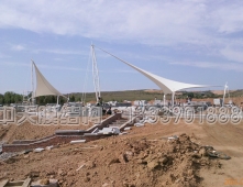 鄂尔多斯东胜昆都仑景观九标张拉膜结构工程 鄂尔多斯东胜昆都仑景观九标张拉膜结构工程