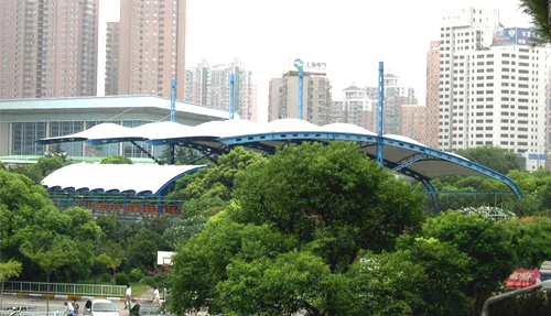 上海体育馆网球场改建工程